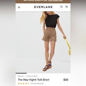 Everlane the high-way canvas short